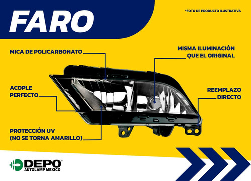 (par) Faros Manual P/halogeno Dodge Attitude 2008 2009 Depo