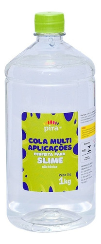 Cola Multiuso De Slime Transparente 1kg Atoxica Pira