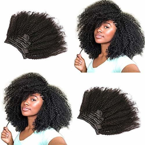 Slove Hair African American Afro Kinky Curly Clip En 9qmwi