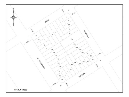 Excelente Lote En Villa Urquiza - Lote De 8,66 X 29,33mts.- 11,2mts Altura + 1 Retiro - Usab 2