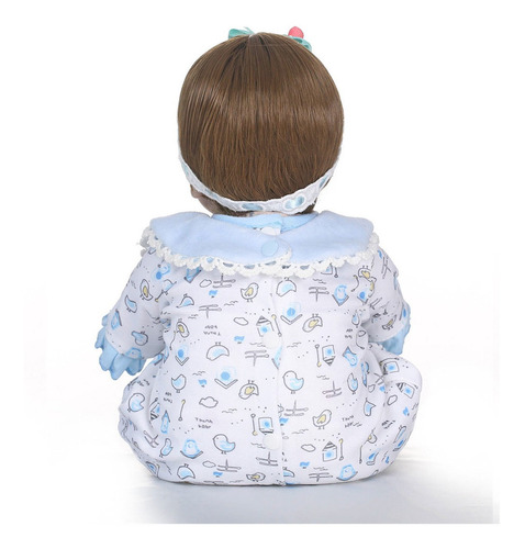 Reborn Bebé Muñeca En Cuna 40cm Moda Bebé Juguetes Para Niño