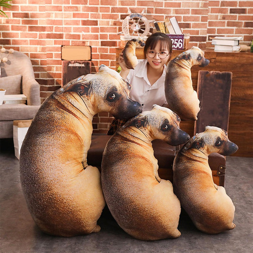 A Decoración Linda Del Sofá De La Perro 20cm Multicolor