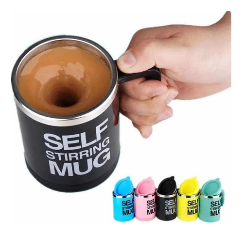Taza Automática Revuelve Sola Auto Mezclador Mug Tazón