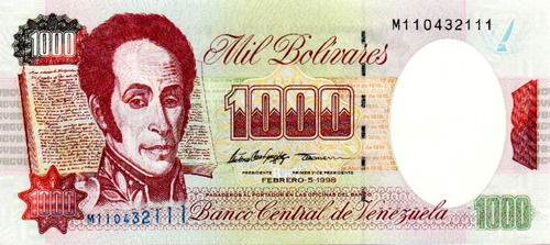 Billete 1000 Bolívares 5 De Febrero 1998 Serial M9