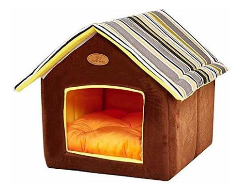 Dog House Cama Plegable Perros Y Gatos Cojín Pet Puppy...