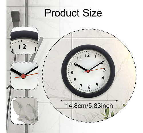 Reloj De Pared Decorativo Redondo Para Blanco Y Negro