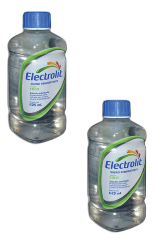 Electrolit Suero Rehidratante Coco 625 Ml Pack 2