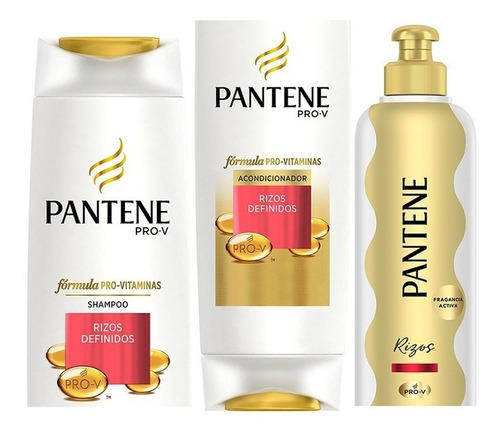 Pack Pantene Pro-v Rizos Definidos Sh + Ac + Cc