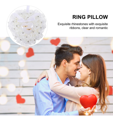 Almohadas Para Anillos De Boda, Caja De Anillos, Soporte Par