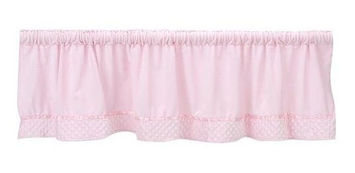 De La Muñeca De Cama Heavenly Soft Ventana Cenefa, Rosa.