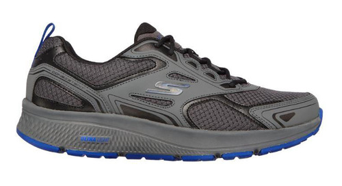 Tenis Running Skechers Gorun Consistent -gris-azul