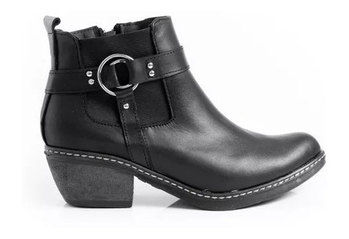 Zapatos Mujer Botas Botitas Texanas Cuero Vacuno Tachas Moda