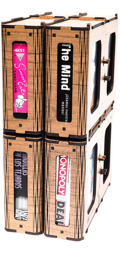 1x Caja Para Juego De Cartas Toma 6 Con Protector/fundas