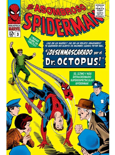 Biblioteca Marvel: El Asombroso Spiderman 3, De Steve Ditko, Stan Lee. Serie El Asombroso Spiderman, Vol. 3. Editorial Panini, Tapa Blanda En Español