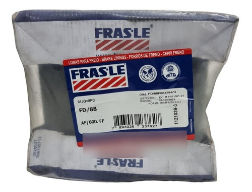 Cinta Freno Frasle Fd88 Std Ford Cargo C1415 2429 Agrale