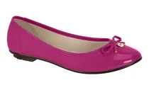 Comprar Chatitas Mujer Moleca Gamuza C\u002Fpuntera Charol Y Moño Scarpy