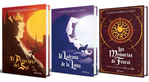 3 Libros El Príncipe Del Sol + La Ladrona De La Luna+ Fenrai