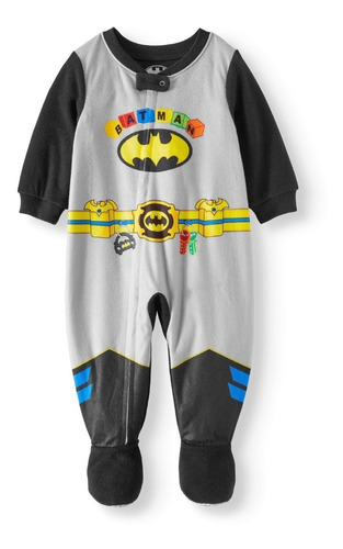 Pijama Termica Microfleece Bebe Batman Original Importada