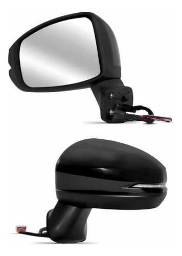 Retrovisor Fit 14 15 A 21 Wrv 18 19 A 21 Com Pisca Esquerdo