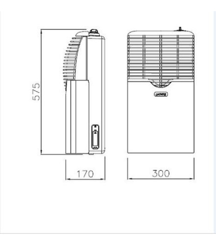 Imagen 2 de 4 de Calefactor Convector Longvie Eca2 2200 Kcal Premium