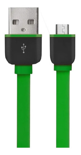 Cable Usb-micro 2m Flat Smartogo Wi312 Dis8 Color Verde oscuro