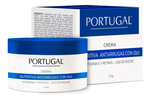 Crema Facial Antiarrugas Nutritiva Q10 120 G.