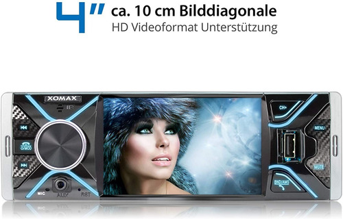Radio Auto 1 Din Pantalla 4.1 Bluetooth Usb Sd Control