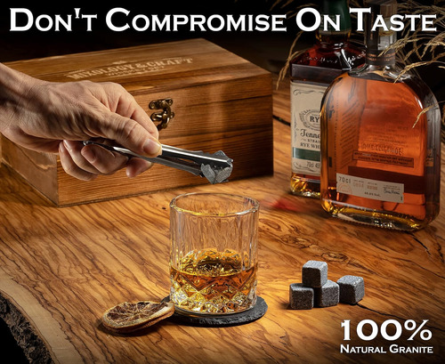 Set Para Whiskey Mixology & Craft 2 Vasos,300ml + Accesor...