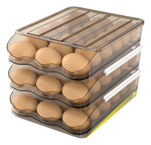 Soporte Para Huevos De Gran Capacidad Para Refrigerador, Con