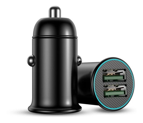 Cargador Auto Carga Rapida 3.0 3a 30w Dual Usb Chip Qualcomm