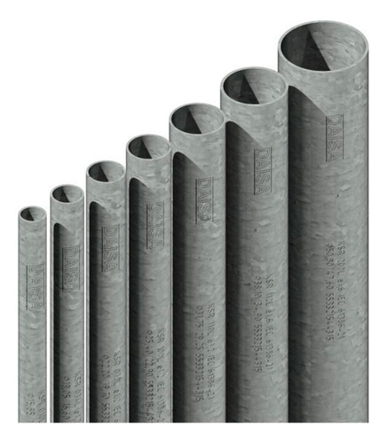 Caño Galvanizado Liviano 1 Pulgada Tira X 3 Metros