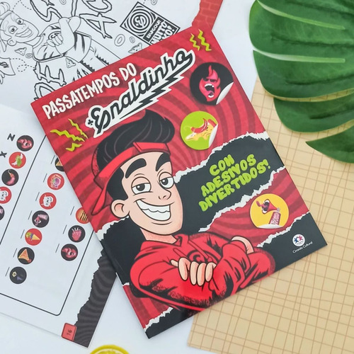 Livro De Adesivos - Passatempos Do Enaldinho Com Atividades, Desenhos Para Colorir, Adesivos Divertidos - Ciranda Cultural
