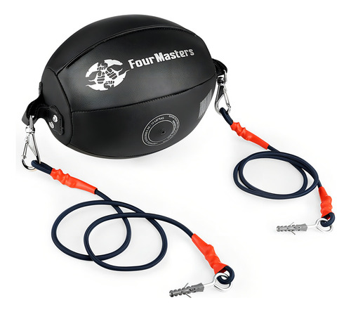 Pera Boxe Kit/Solo Punching Ball, bola de techo, color negro