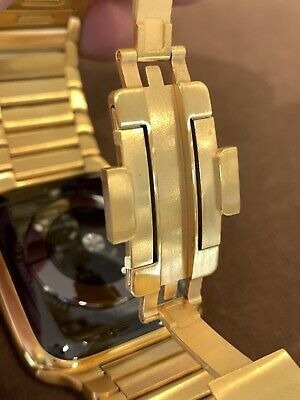 Custom 24k Chapado En Oro De 44mm Apple Watch Serie 6 Dia...