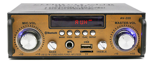 Amplificador Estéreo De Potencia De Sonido De 2 Canales De A