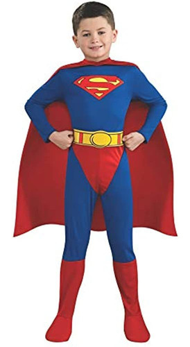 Disfraz De Rubie's Dc Comics Superman Para Niño, Mediano