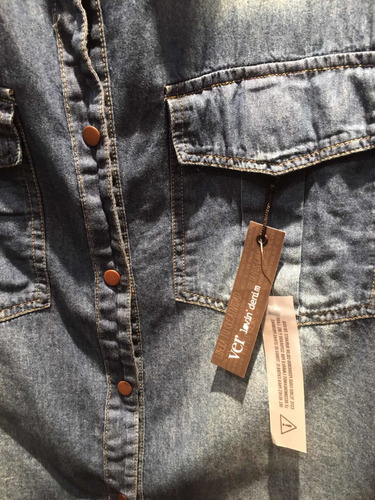 Camisa Marca Ver Lovindenim Con Bolsillos Delanteros Talle
