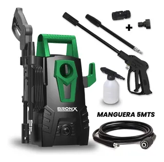 Hidrolavadora Branx 1400w 105bar 5mts Manguera Bob Cobre