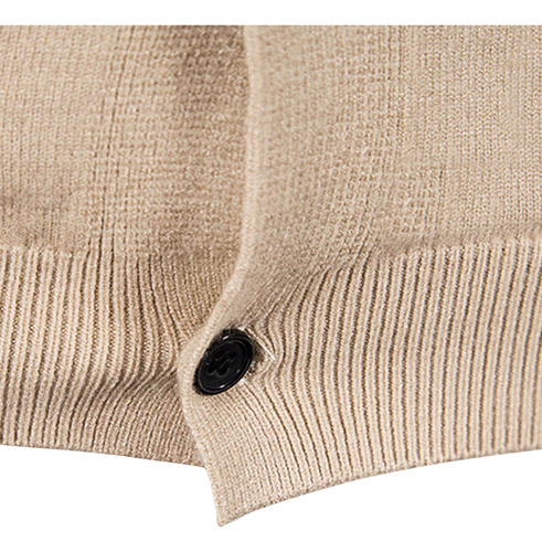 Suéter Masculino De Malha Com Botões, Cardigã, Cor De Mesa,