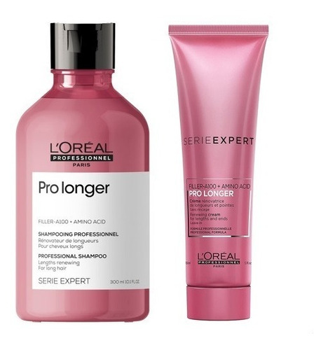 Pro Longer Shampoo Y  Crema Renovadora Loreal