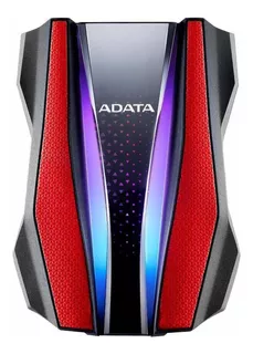 Disco duro externo Adata AHD770G-2TU32G1 2TB rojo