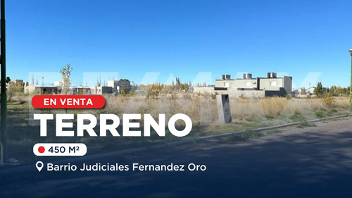 Terreno En Venta Barrio Judiciales Fernandez Oro