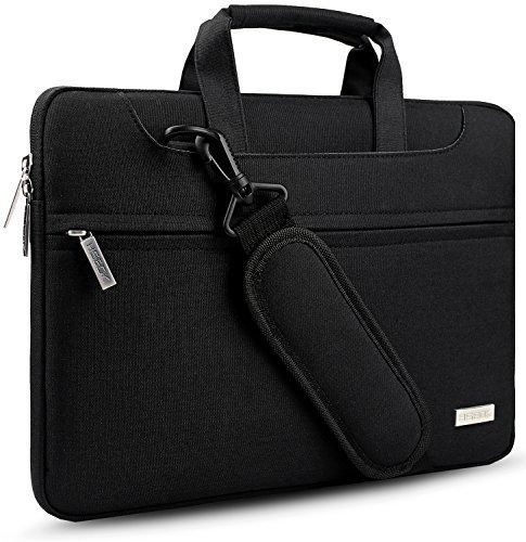 Hseok Laptop Shoulder Bag 13 13.3 13.5 Inch Briefcase, Compa