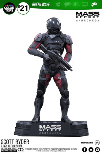 Mass Effect Scott Ryder Color Tops ( Original) Mcfarlane