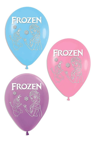 Globos Bombas Estampados X20u Frozeen