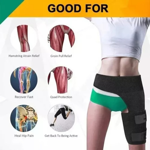Faja Soporte Compresion Wrap Muslera Ciatica Ingle Cadera