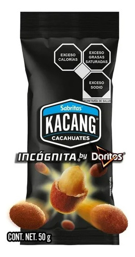 Cacahuates Sabritas Kacang Incógnita By Doritos 50 G