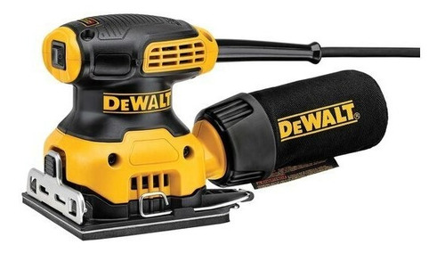 Lijadora   orbital DeWalt DWE6411K  amarilla y negro 60Hz 120V