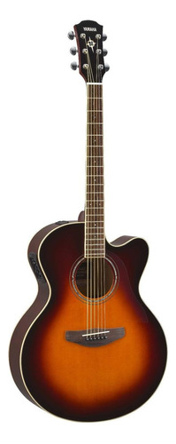 Guitarra Electroacústica Yamaha CPX600 para diestros old violin sunburst brillante
