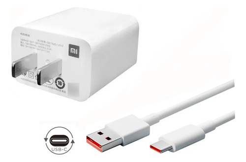 Cargador Xiaomi 18w Original Tipo C Redmi Note 8 9 10 11 12 (Reacondicionado)